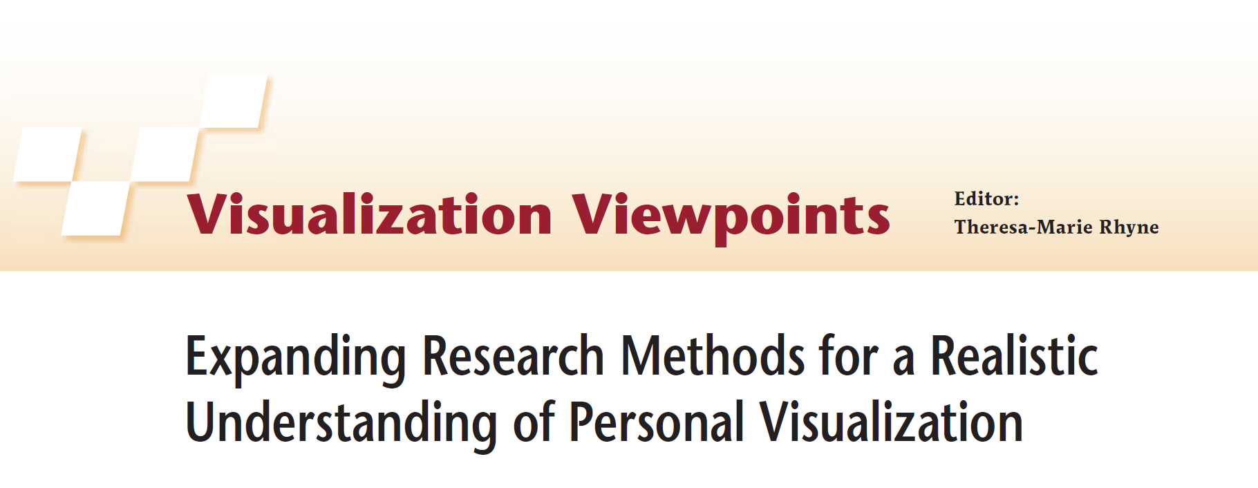 Methods for Personal Vis