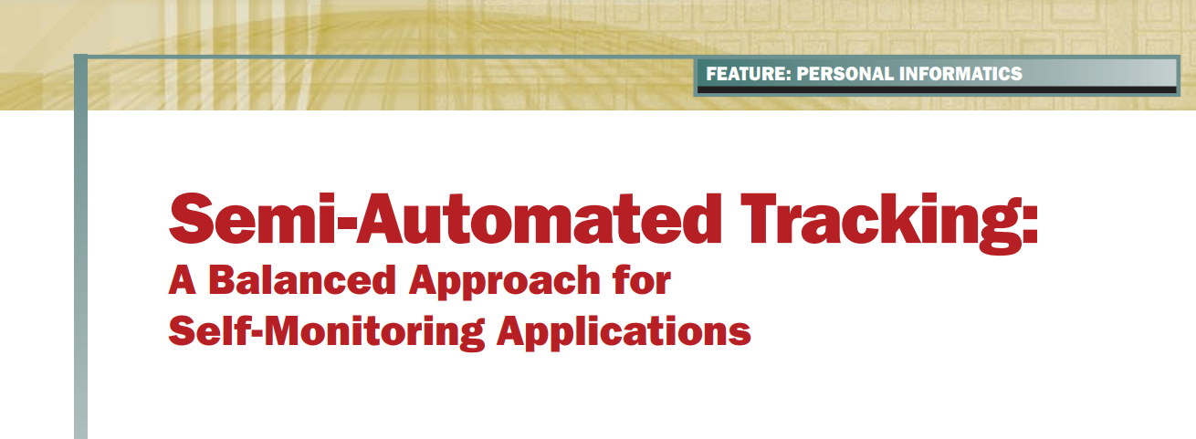 Semi-automated Tracking